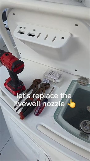 Treasure Coast Reel Adventures on Instagram: "Everglades Maintenance: Livewell Nozzle Replacement 🛠️⚓ Keeping the bait fresh starts with the plumbing. Today we’re swapping out a clogged livewell nozzle on the Everglades to ensure maximum flow for the next offshore trip. Simple fix, big results. #EvergladesBoats #BoatMaintenance #CenterConsole #Livewell #DIYBoatRepair SaltwaterFishing"