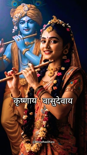 Powerful Krishna Mantra - 🕉️ KRISHNAYA VASUDEVAYA #krishna #chanting #meditation #music