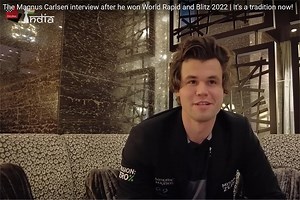 Two World Championship titles in five days - an interview with Magnus Carlsen