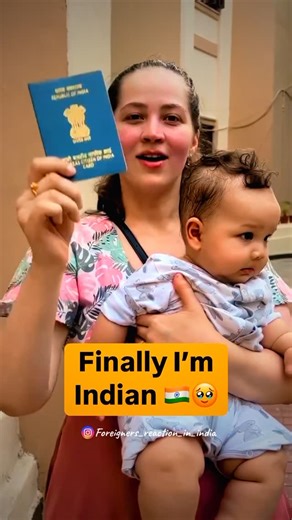 Foreigners explore on Instagram: "I am very happy today because I have got the citizenship of India 🇮🇳 I love India 🇮🇳 Thanks for sharing 🫶❤️ Thanks for visiting India 🇮🇳 Follow for more :- @foreigners_reaction_in_india . . Indian, india,citizenship,happy,today,visa, . #india #foreigners_reaction_in_india #trending #explore #culture #reaction #hospitality #indian #citizenship #happy #visa"