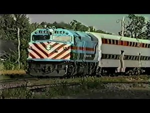 Part 2 1980's Chicago & NorthWestern Trains in Chicago