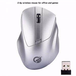 Wireless Mouse, 2.4G Silent Mouse Gaming Mouse with USB Receiver, 4 Buttons Cordless Mouse for Laptop, PC, Desktop, Notebook, Work from Home Essentials, Portable Computer Mouse, Cool Stuff