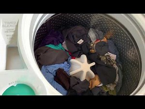 Kenmore Elite Calypso Washing A Full Load Of Clothes