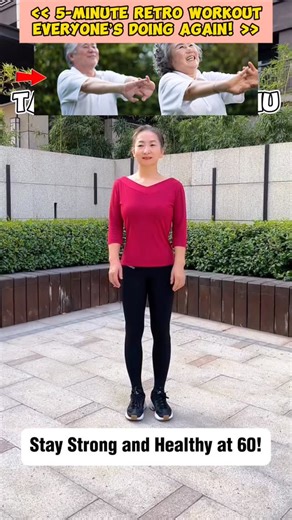 7.4K views · 1.3K reactions | The 5 Minute Classic Workout Everyone’s Getting Back Into! Why it’s trending again: This quick yet powerful routine has stood the test of time—and now it’s making a huge comeback! Just 5 minutes a day can boost your energy, improve posture, and build core strength without any equipment. No excuses—just results! #BackToBasics #5MinuteWorkout #ClassicRoutine #QuickFitness #NoExcuses #BodyweightTraining | Taichi with Madam | Facebook