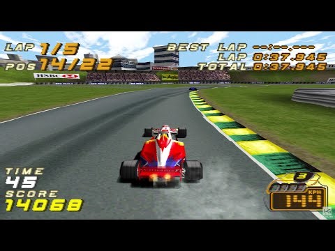 F1 Racing Championship - PS1 Gameplay (4K60fps)