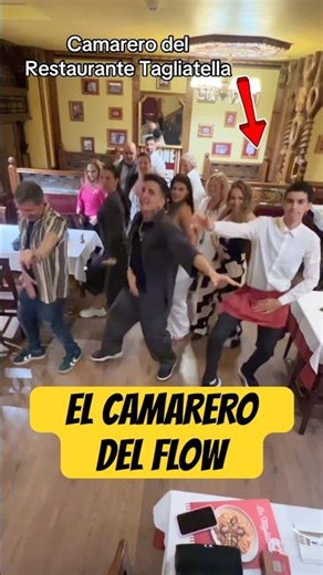El camarero del flow 🔥 #mlpa #arieldecuba #viral
