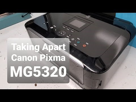 Canon Pixma MG5320 Printer Disassembly- Taking Apart for Parts or Repair
