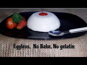 White Chocolate pudding recipe. Eggless chocolate pudding