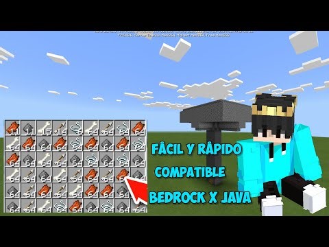 Cómo hacer una GRANJA DE MOBS fácil y rápida 😱 | Minecraft Bedrock y Java