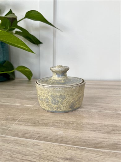 Handmade Ceramic Jar: Rustic Stoneware Canister With Lid - Etsy