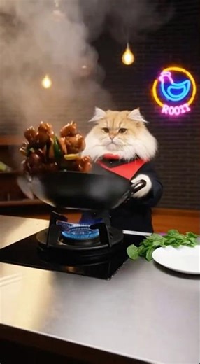🎬 EP157｜Black vs White Chef – The Black Spoon Strikes Back黑白大廚｜黑湯匙的反擊 #cat #funny #petshorts
