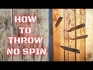 Knife Throwing for Beginners | NO SPIN