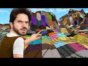 MINECRAFT, MAS TODAS AS CHUNKS SÃO BLOCOS ALEATÓRIOS!