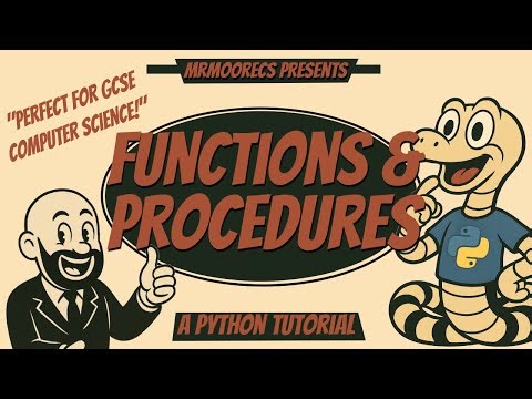 Functions and Procedures - Python Tutorial + Full Explanation