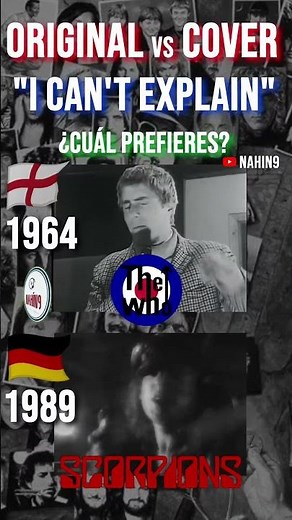 🎶 "I Can't Explain" Original 🆚 Cover...#icantexplain #thewho #scorpions