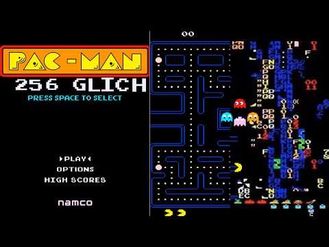 GLITCHY level 256 PacMan Classic Arduino GLICH pacmiles SCRATCH ONLINE PAC MAN BROWSER HACK CLONE MI