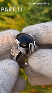 28K views · 273 reactions | How to Make a Silver Black Onyx Ring | Part- 11 #adamjewellery #silverringmaking #blackonyxring #jewellerymaking #handmadejewelry | Adamjewellery Handmade | Facebook