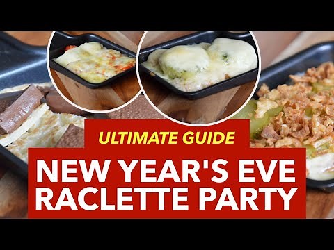 German Raclette Party - German New Years Eve Food Traditions