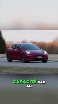 🔋 L'état d'une Tesla Model 3 après 610 000 km 😳 #automobile