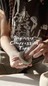 Part 3 of things I wish I knew as a beginner: clay needs compression. Clay remembers whatever you do to it, so give it a second to settle. When you’re making pinch pots or bending clay into a new form, pause and compress as you go. Support the walls, press the base, and let the clay understand the shape you’re asking for. It makes your pieces stronger, more stable, and far less likely to crack or snap 🤎 | The Pottery Studio