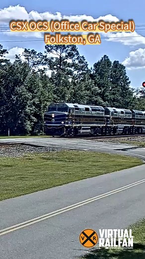 CSX OCS (Office Car Special at Folkston, GA | Virtual Railfan