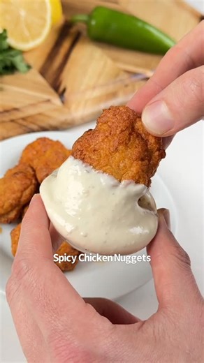 iRick Wiggins on Instagram: "Say “YUM” if you would eat these Zero Carb Spicy Chicken Nuggets 🔥🐔🙌 What you need: 1 chicken breast 1 cup pork rinds, spicy 1 large egg Seasonings- garlic powder, onion powder, parsley, black pepper, salt & a touch of paprika. How to make them: 1. Blend all ingredients. Shape into nuggets. Air fry @ 400F for 10 mins. Enjoy your crunchy, high protein nuggets 🙌 Pro tip: Coat in an extra layer of crushed pork rinds for more crispiness 👌 Also.. If you don’t like po