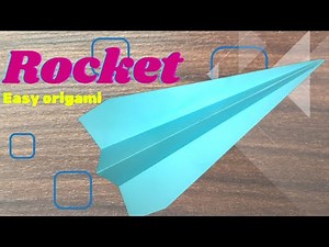 How to make an easy Rocket with paper🚀 | Easy origami paper Rocket🚀| diy paper rocket 🚀 | 3d Rocket🚀
