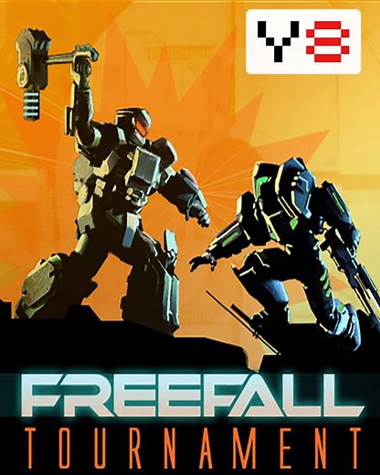 Freefall Tournament Freefall Tournament is a Space Marines-themed Third Person Shooter (TPS) game where you will have to prove your skills in multiple sci-fi arenas against players from all over the world. Speed, precision and tactics will be the keys to winning the games. With its nervous rhythm and sumptuous effects, Freefall Tournament will enthrall players avid adrenaline. You will have the choice between 4 different arenas on the futuristic science fiction theme and among 10 different hero