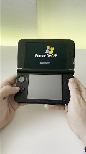 Windows XP on a Nintendo 3DS??! #3ds #windowsxp #nintendo