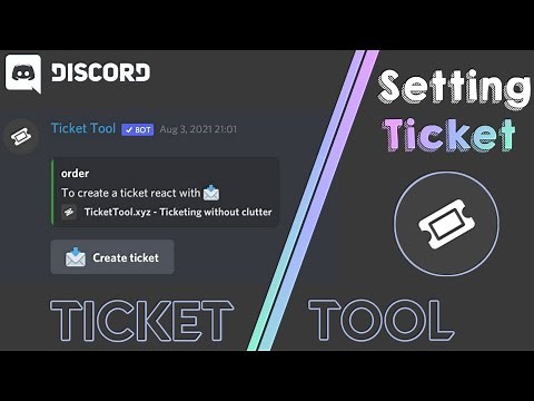 Cara Setup Ticket Tool | Bot Ticket tool | Setup Bot Discord
