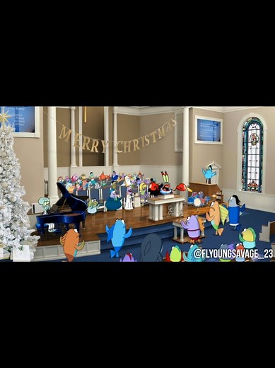 Jingle Bells! 🔔🎄✝️ #spongebob #christmas #praisebreak #church #fyp | black churches