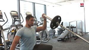 Half-Kneeling Landmine Presses Are a Gateway into Overhead Pressing | Men’s Health Muscle