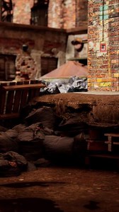 Abandoned Industrial Buildings of old factory