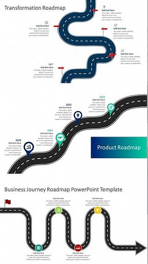 Top Roadmap designs which makes your Presentation World Class | Kridha Graphics