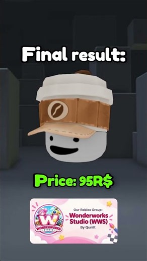 How We Made Our Viral Roblox UGC Hat! ☕️👀