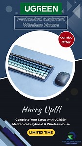 Upgrade Your Setup with UGREEN FUN+ Mechanical Keyboard and Wireless...