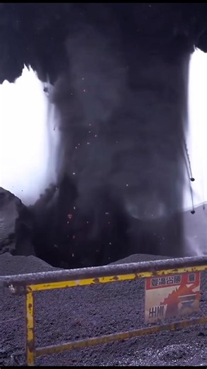 🚨 VOLCANIC ACTIVITY — JAPAN 🚨 Intermittent explosive eruptions are continuing, sending thick ash plumes high into the atmosphere and hurling ballistic volcanic rocks near the crater. 🌋 Sudden blasts 🌫️ Ash reducing visibility and air quality ⚠️ Dangerous debris landing close to the vent Authorities confirm the alert level remains HIGH, with strict exclusion zones enforced. This is not a place to observe up close — even short eruptions can be deadly. Nature doesn’t warn twice. 👇 Would you fo