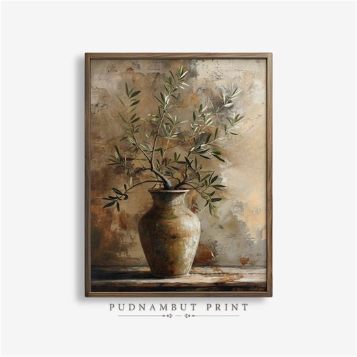 Buy Antique Olive Tree Art Print: Neutral Botanical Rustic Decor (digital Download) Online in India - Etsy