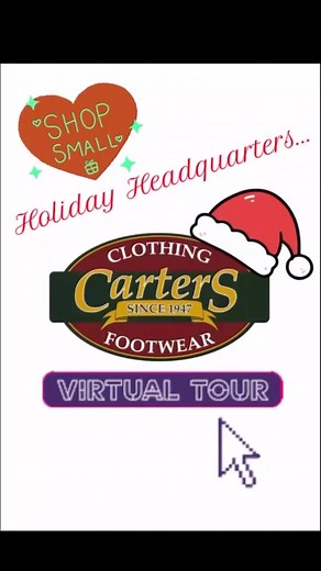 Sneak 👀 Press ▶️ Take A Virtual Tour of what's in store! #ShopCarterMA 🎁 | Carter's Clothing & Footwear