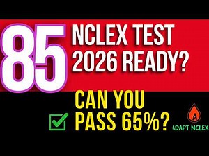 NCLEX Questions and Answers | 85 High Yield Practice Test for RN & LPN Exam Prep Review