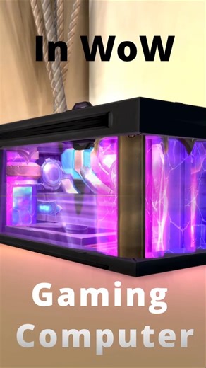 A Gaming Computer in WoW Housing #worldofwarcrafthousing #wowhousing #worldofwarcraft
