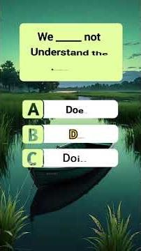Test Your English! 📝 Can You Pass This Basic Grammar Quiz?