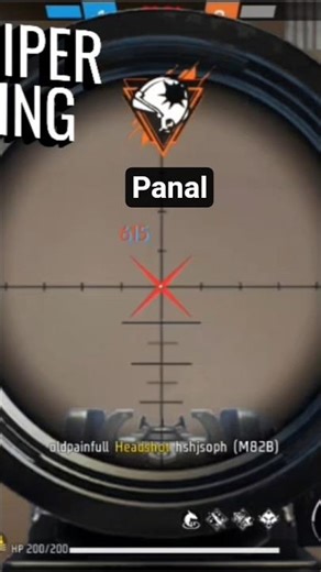 🔥AWM panel shots in Lone Wolf mode💥#freefiregameplay #lonewolf