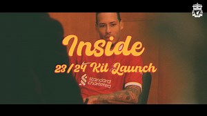 123K views · 10K reactions |  '70s trousers ️ Retro photo booths  Unseen footage Enjoy exclusive behind-the-scenes as the Reds see our new home kit for the FIRST TIME!  | Liverpool FC | Facebook