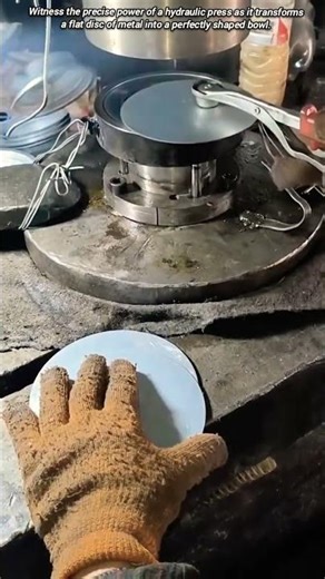 The simple art of metal stamping.