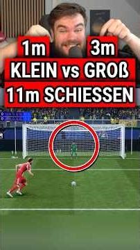 1 METER vs 3 METER Team im ELFMETERSCHIEßEN?! 😳🥅