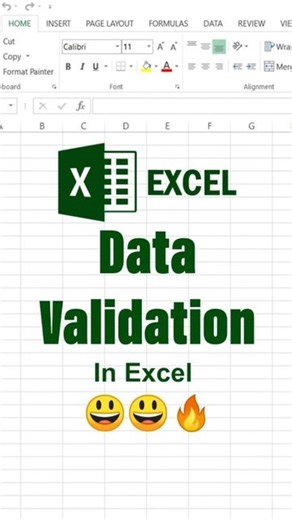 Grid Genius Nick on Instagram: "Data Validation in Excel 😃😃🔥 Thanks for watching the video! If you like the video please don't forget to like it. and Follow the account to increase your excel knowledge ❎ Don't forget to follow me for more 👇 @grid_genius 🗃️ Save this reel for future #excel #exceltips #exceltricks #spreadsheets #corporate #accounting #finance #workhacks #tutorial #sheets #sql #mysqlserver #mysqldatabase"