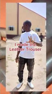 Sewing Leather Trousers and Leather jacket