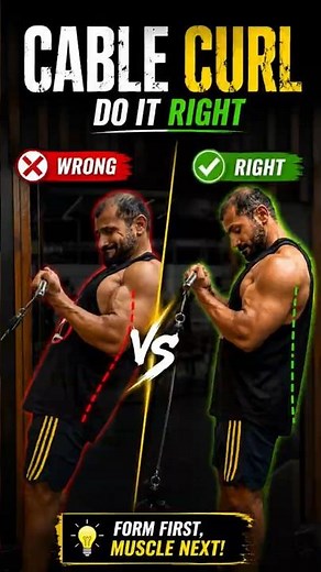 STOP Doing Cable Curls Like This! ❌ (Biceps Growth Killer)
