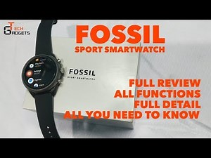 Fossil Sport Smart Watch | Wear OS | Complete Review | FTW6024
